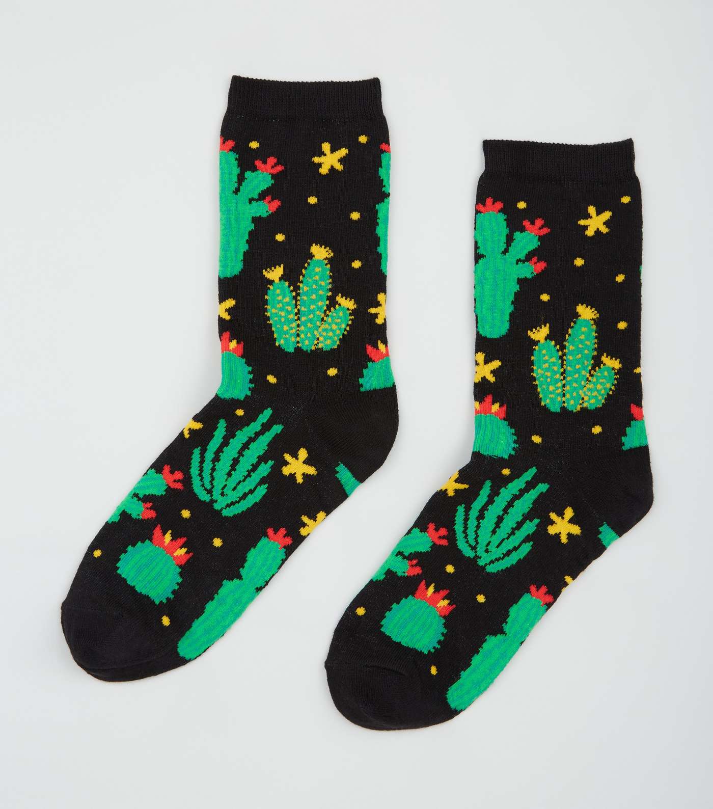Black Cactus Socks