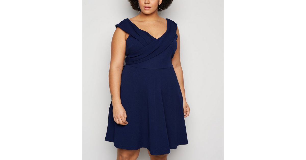 Plus Size Ruched A-Line Dress