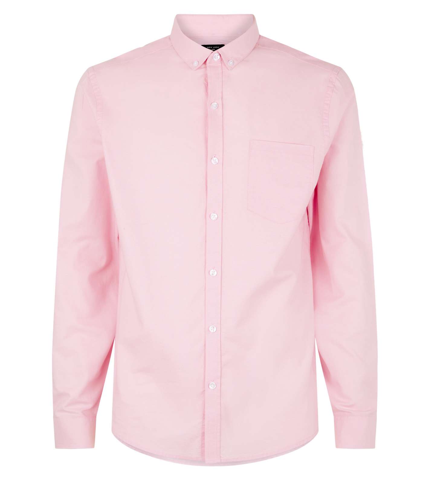 Pink Cotton Oxford Shirt Image 4