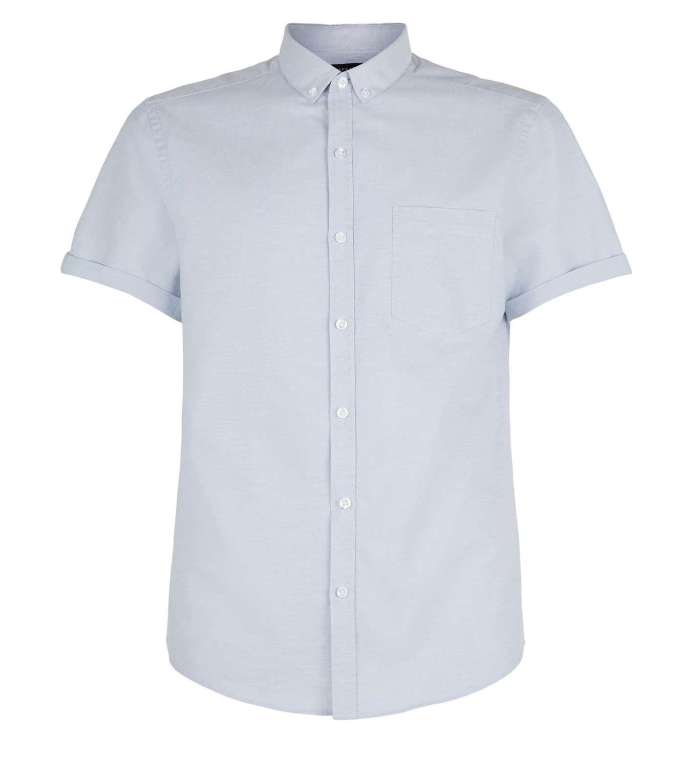 2 Pack Pale Blue and White Oxford Shirts Image 4