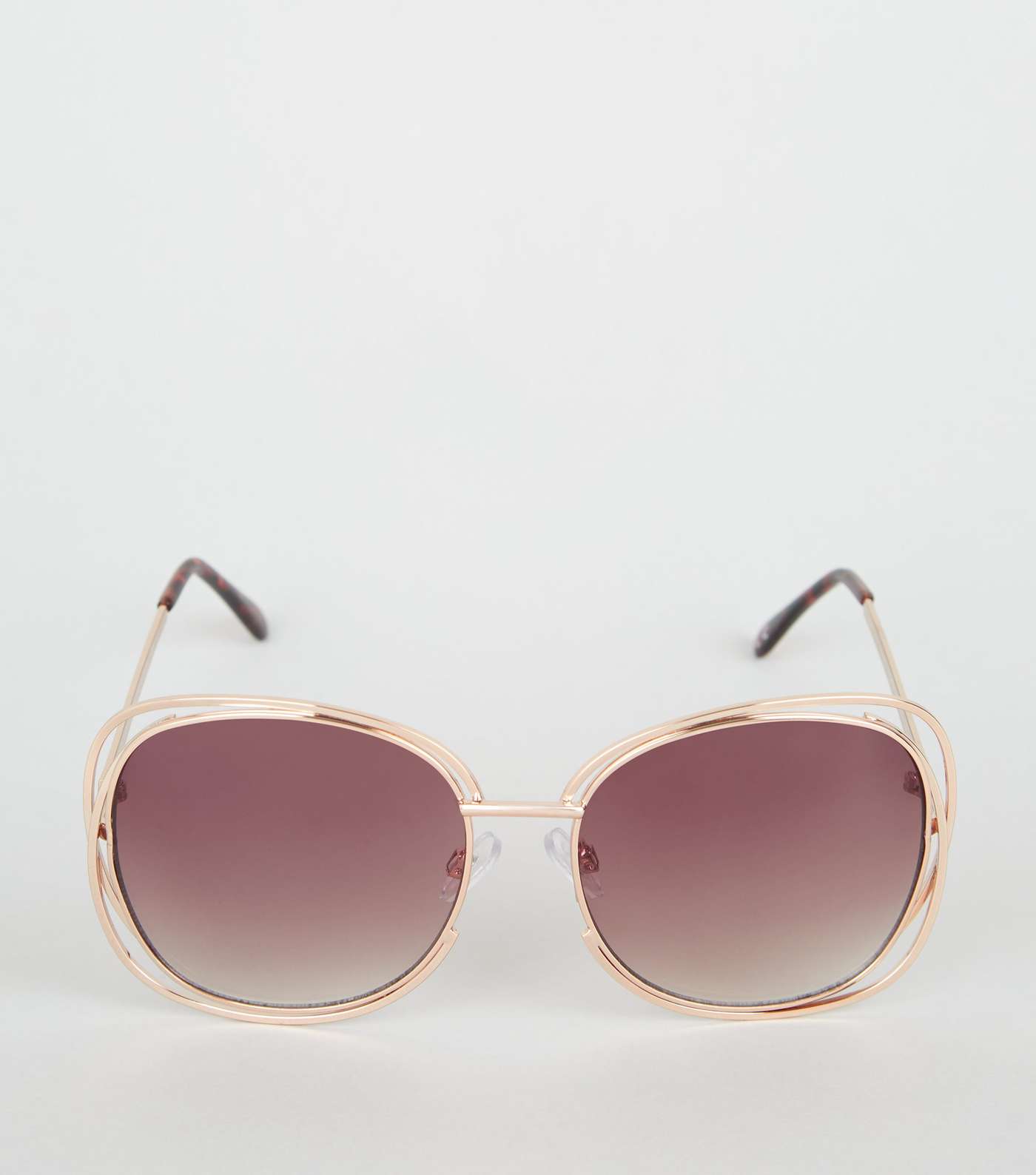 Gold Layered Wire Frame Sunglasses Image 3
