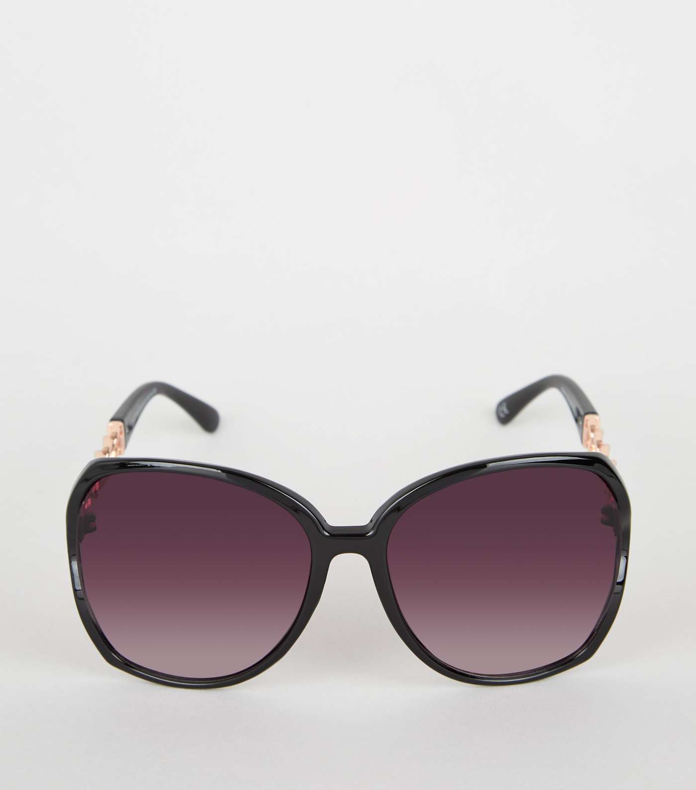 Black Chain Sunglasses Image 3