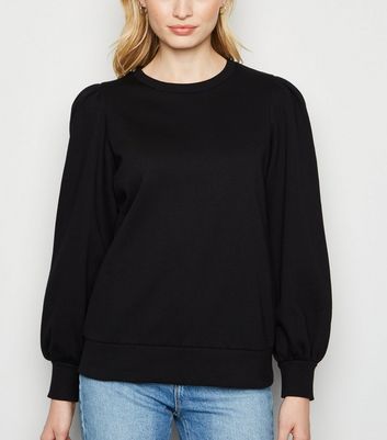 new look black sweatshirt