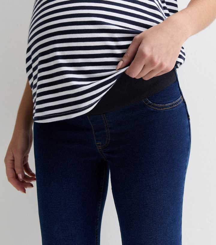Womens Denim Jeans Stretchy Jeggings With Pockets Pants Trousers Plus Size  12-30