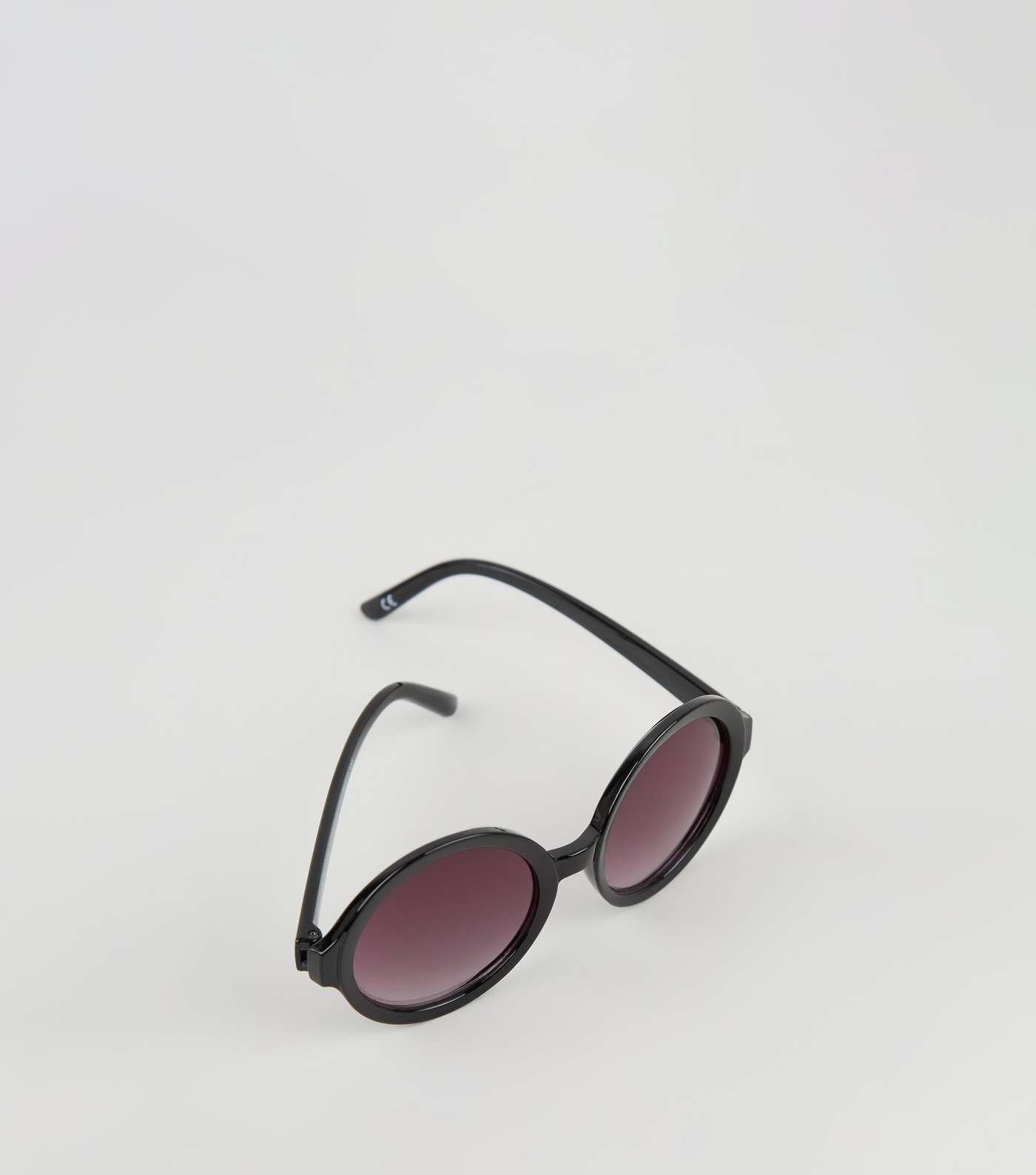 Girls Black Tinted Round Sunglasses Image 4