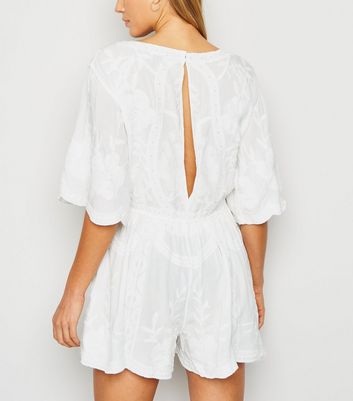 off white playsuit