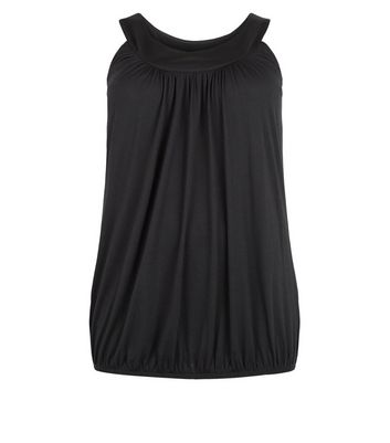 Bubble hem vest on sale top