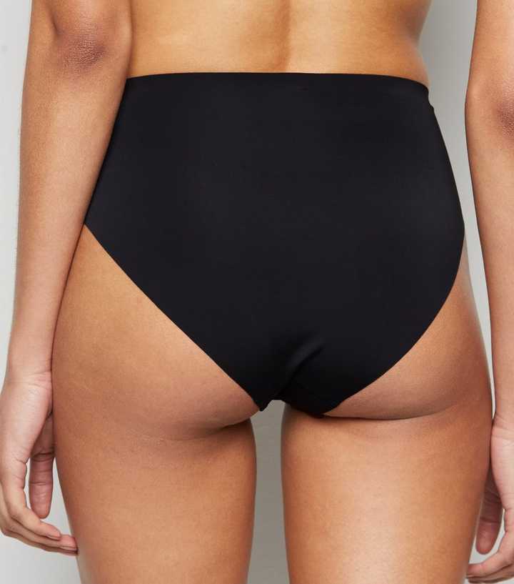 Eres High-Waist Slip SOLANGE schwarz geometrische Spitzenborte am Bein –