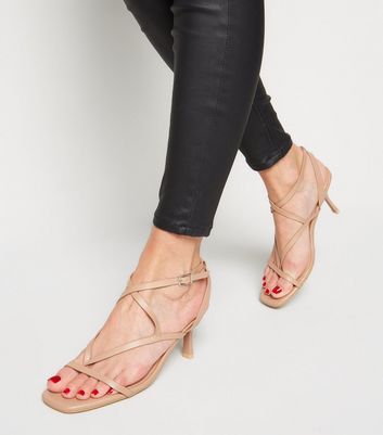 camel ankle strap heels