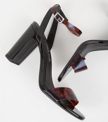 New look cheap tortoiseshell heels