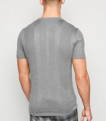 grey muscle fit shirt