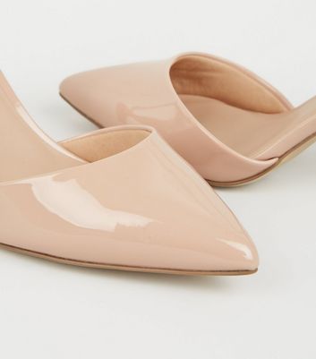 pale pink wide fit shoes