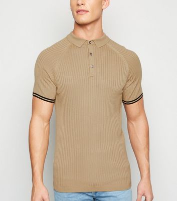 muscle fit polo shirt