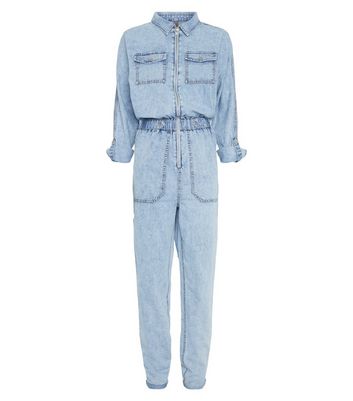 tall womens denim jumpsuit