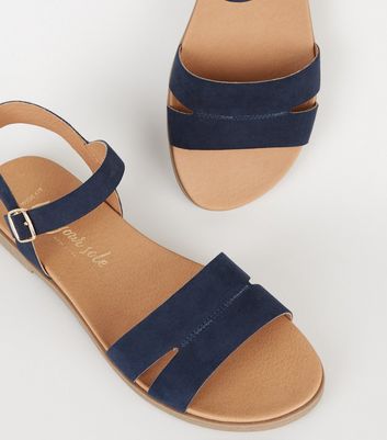 new look footbed sandals