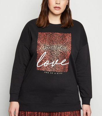 new look slogan sweatshirt