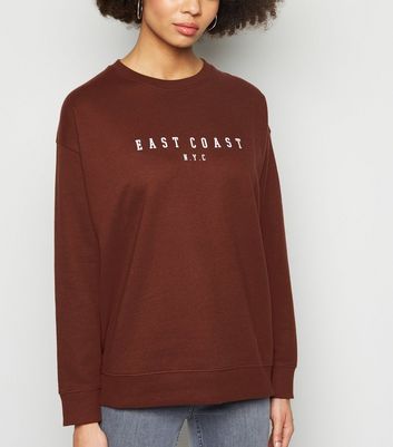 new look slogan sweatshirt