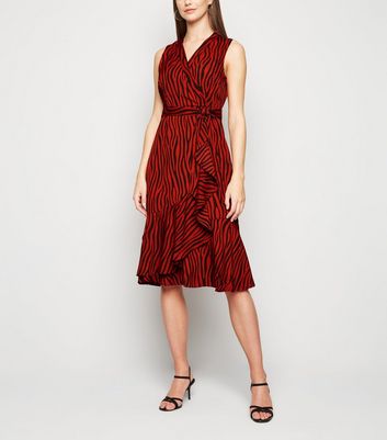 new look zebra dress