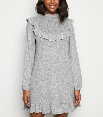 knitted smock dress