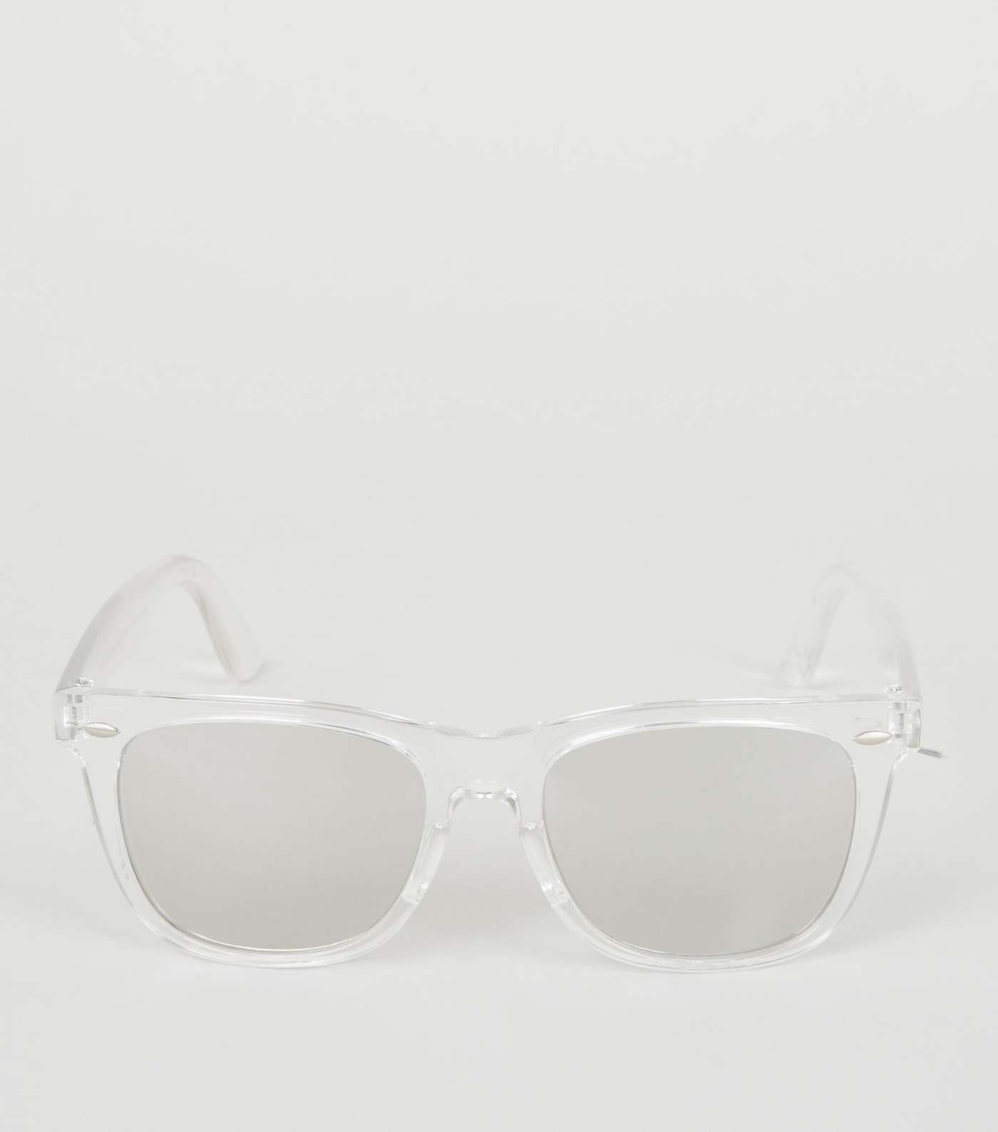 Clear Matte Tinted Sunglasses Image 3
