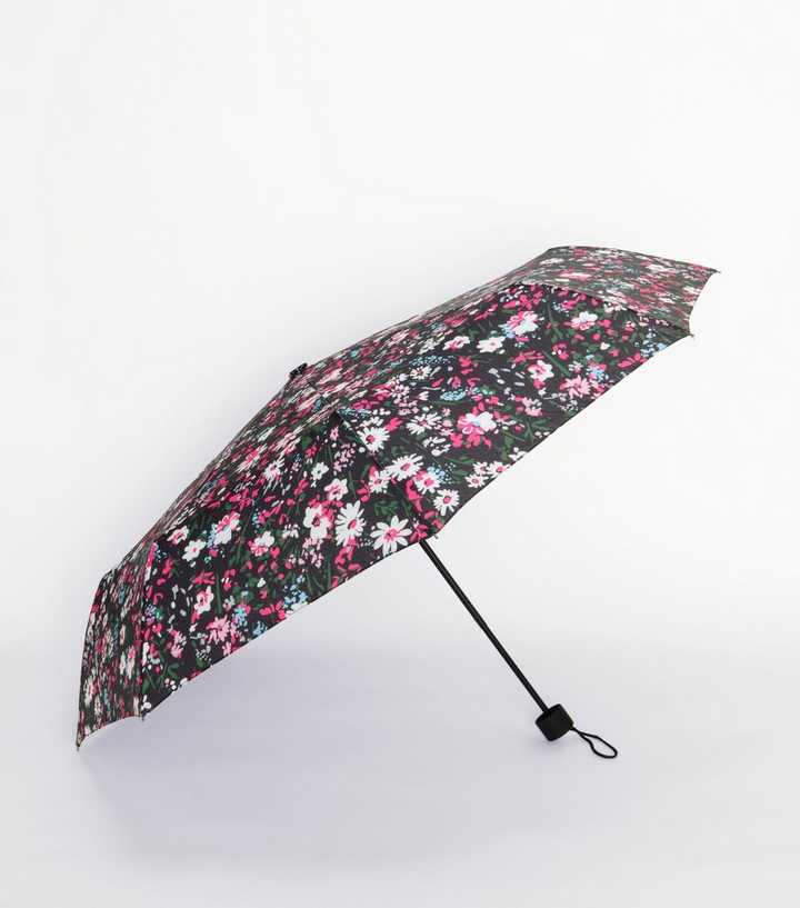 Multicoloured Floral Umbrella