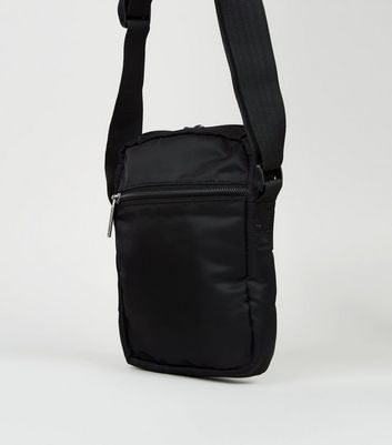 black nylon bum bag