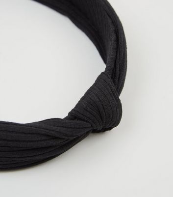 HEADBAND, LADIES, KNOT,BLK,UL