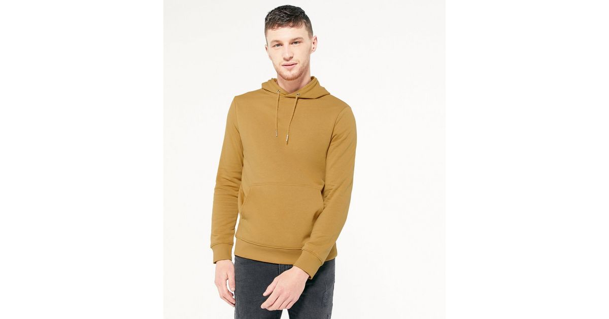 mustard hoodie men's