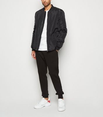 Image of Black Cuffed Joggers New Look