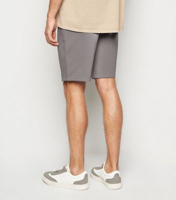 Image of Pale Grey Jersey Shorts New Look