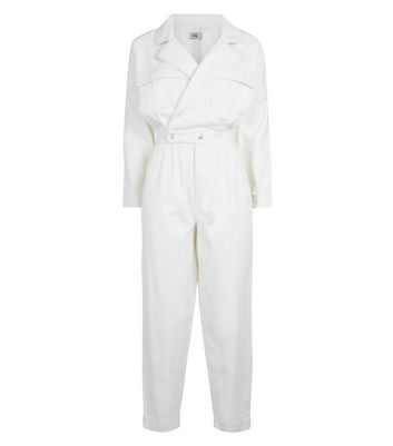 new look cream boiler suit