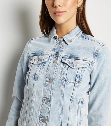 bleached denim jacket womens