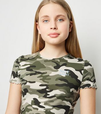 camouflage t shirt for girls