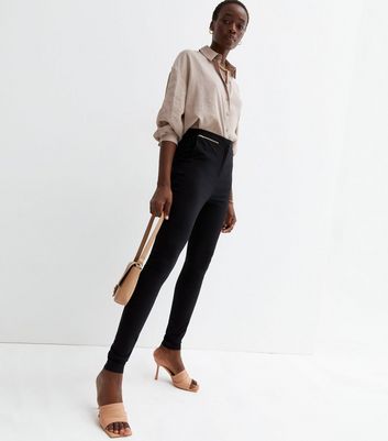 New Look Tall paperbag waist jeans in black | ASOS | Tall jeans, New look,  Asos