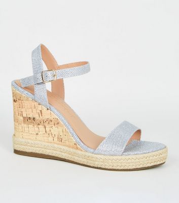 silver cork wedges