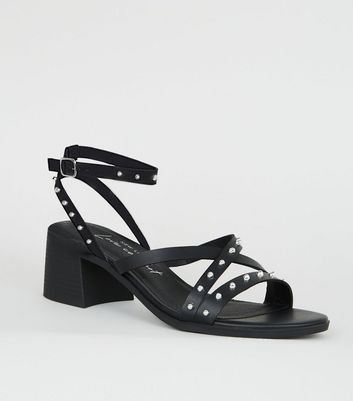 black strappy sandals new look