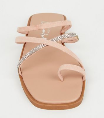 pale pink sliders