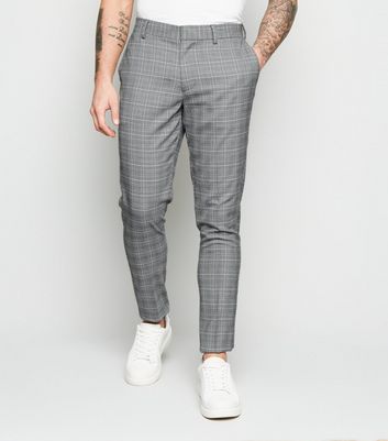 patterned suit trousers