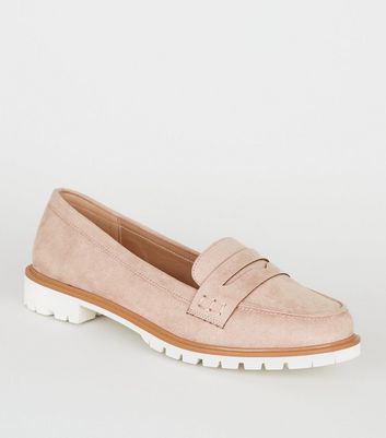 New look chunky cleated on sale loafer