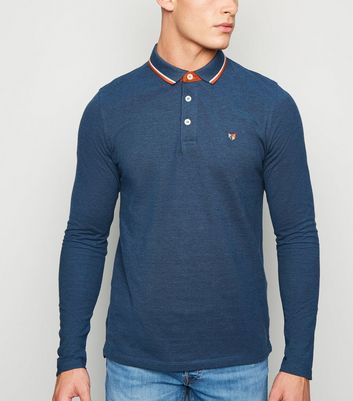 jack and jones long sleeve polo shirts