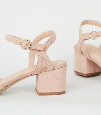 dusky pink shoes new look