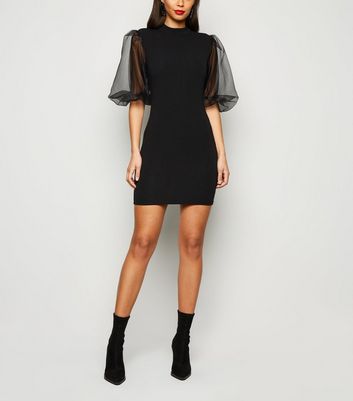 ax paris black bodycon dress