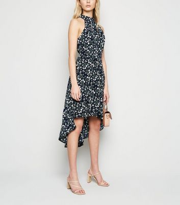 new look dip hem dress