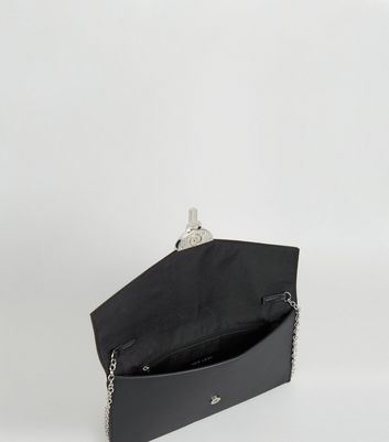 grey suede clutch bag new look