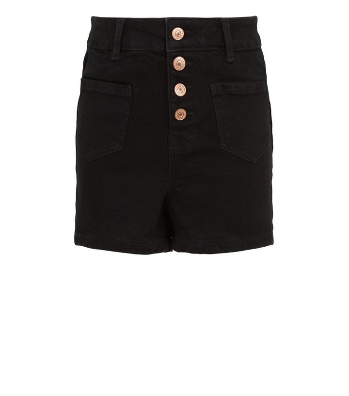 Girls Black Denim Shorts New Look Shop top brands like topshop, madewell, treasure & bond, free people and more. new look