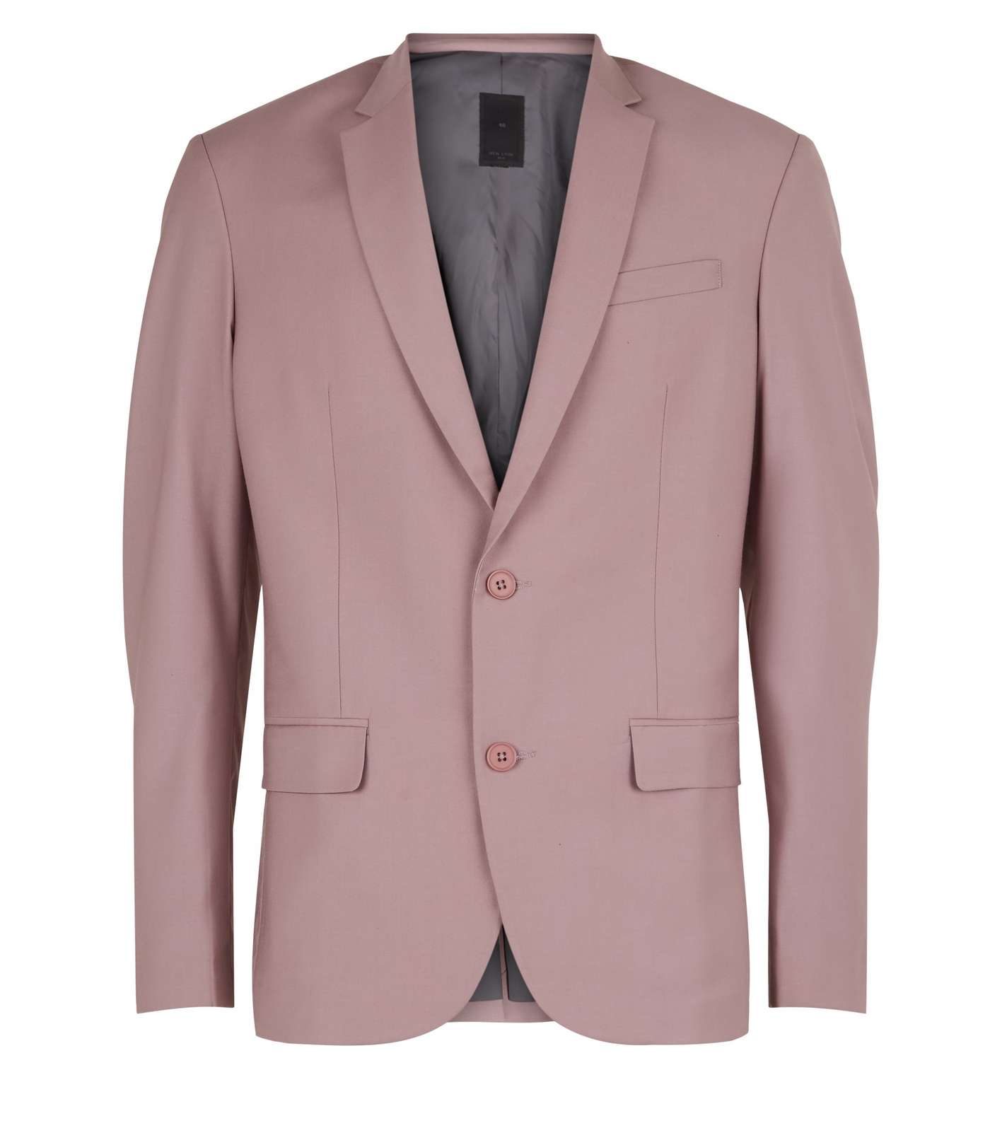 Pink Skinny Suit Jacket Image 4