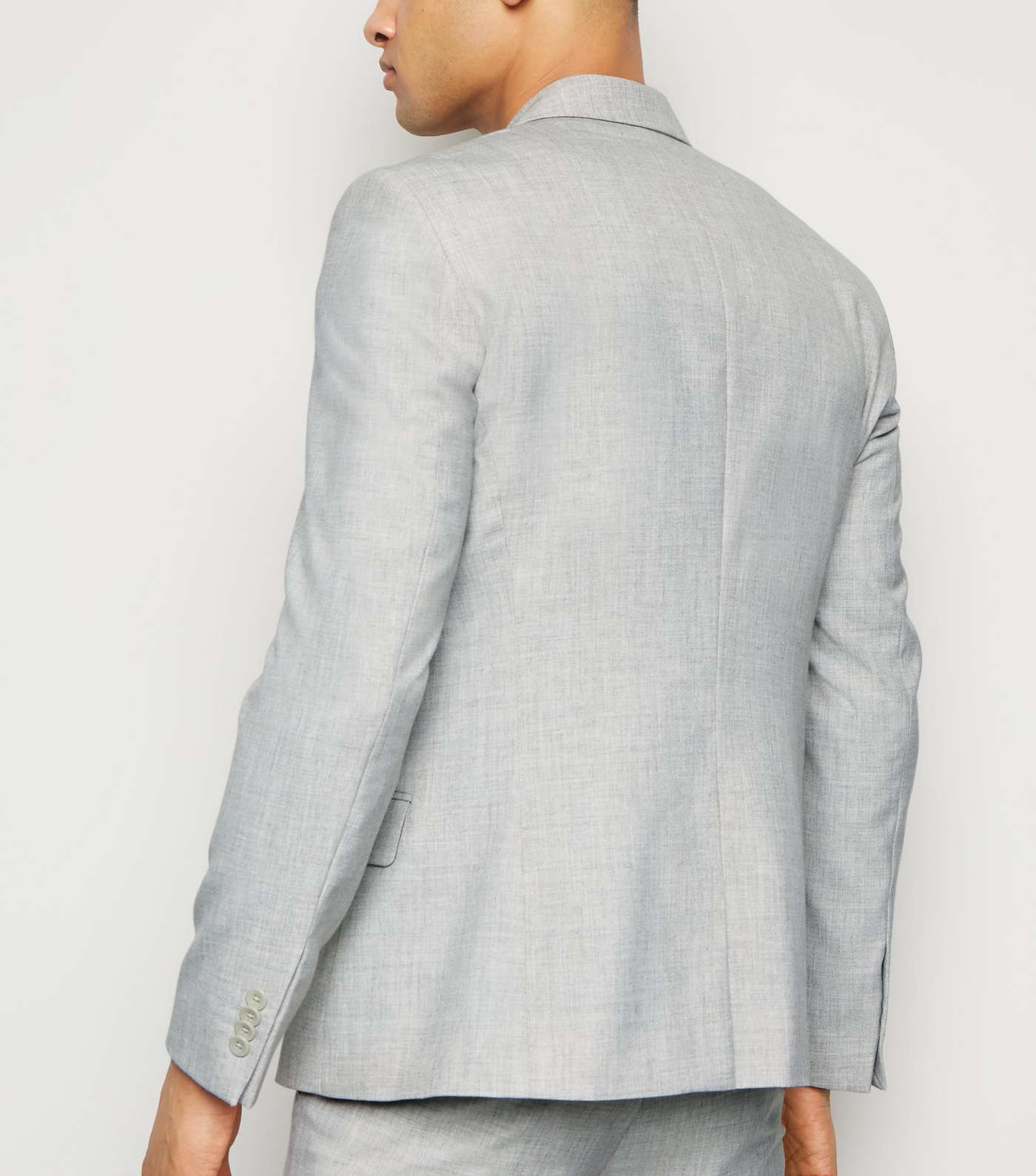 Light Grey Suit Jacket Image 3