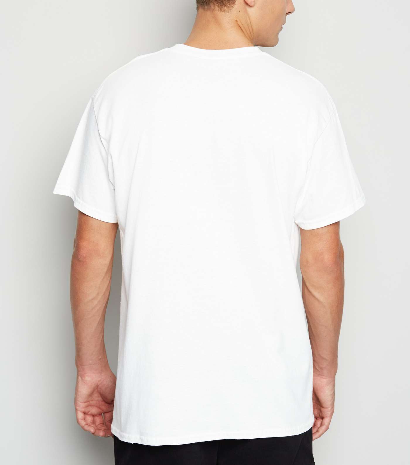 White Oversized Tarot Slogan T-Shirt Image 3