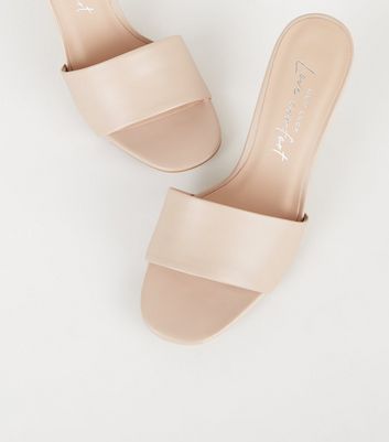 cream mules