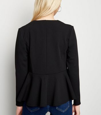 peplum blazer uk